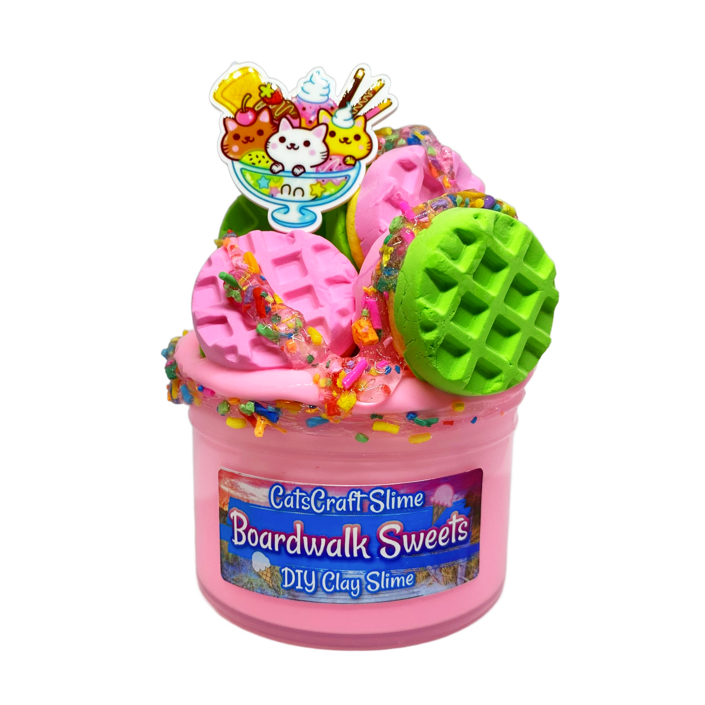 "Boardwalk Sweets" - DIY Clay butter Slime