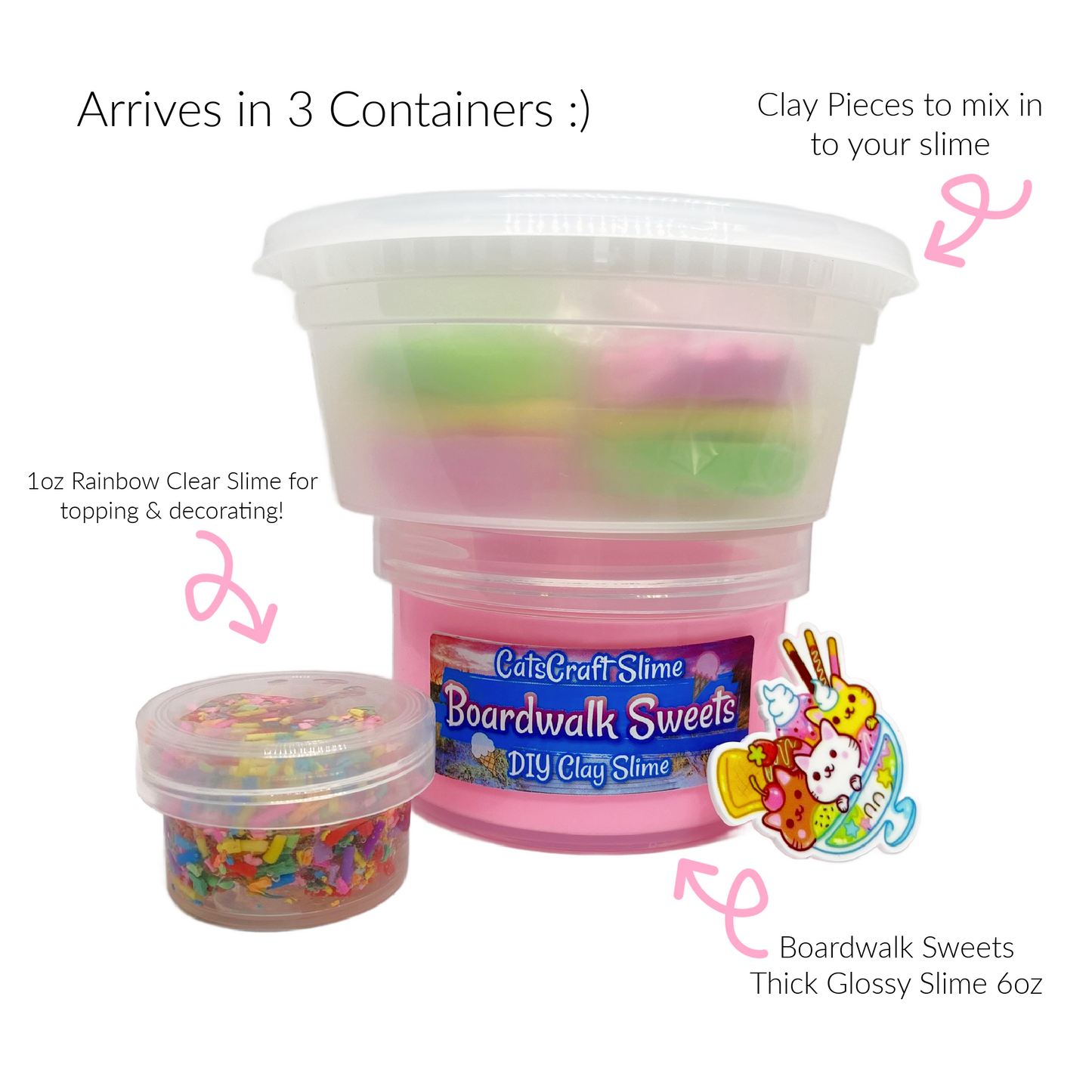 "Boardwalk Sweets" - DIY Clay butter Slime