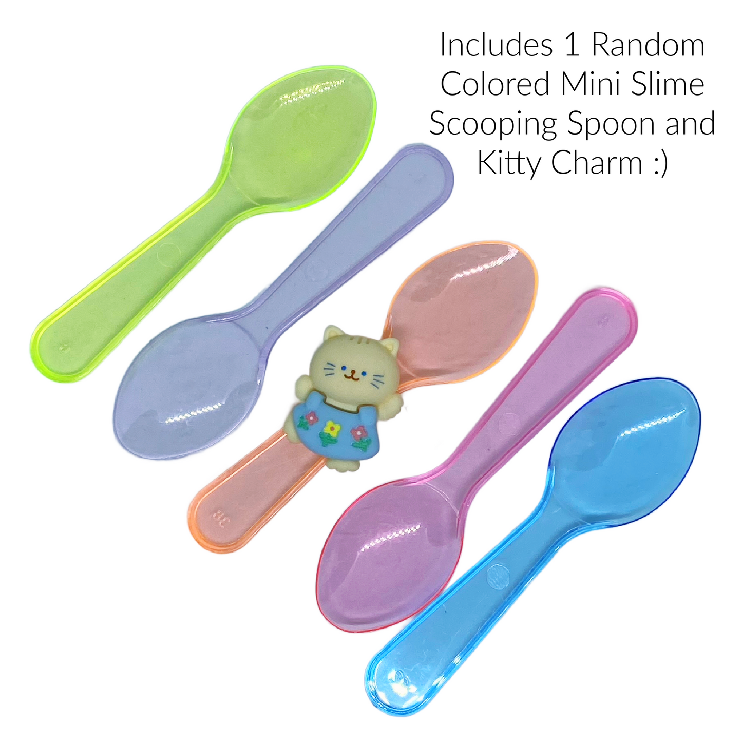 Pastel Catviar spoon charms