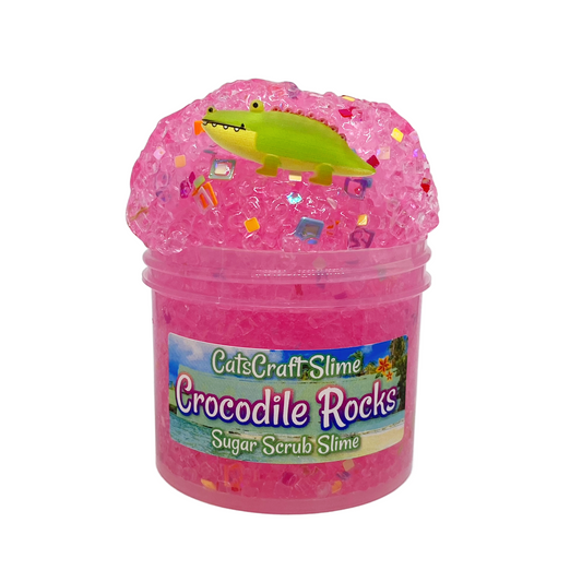 crocodile rocks sugar scrub bead slime
