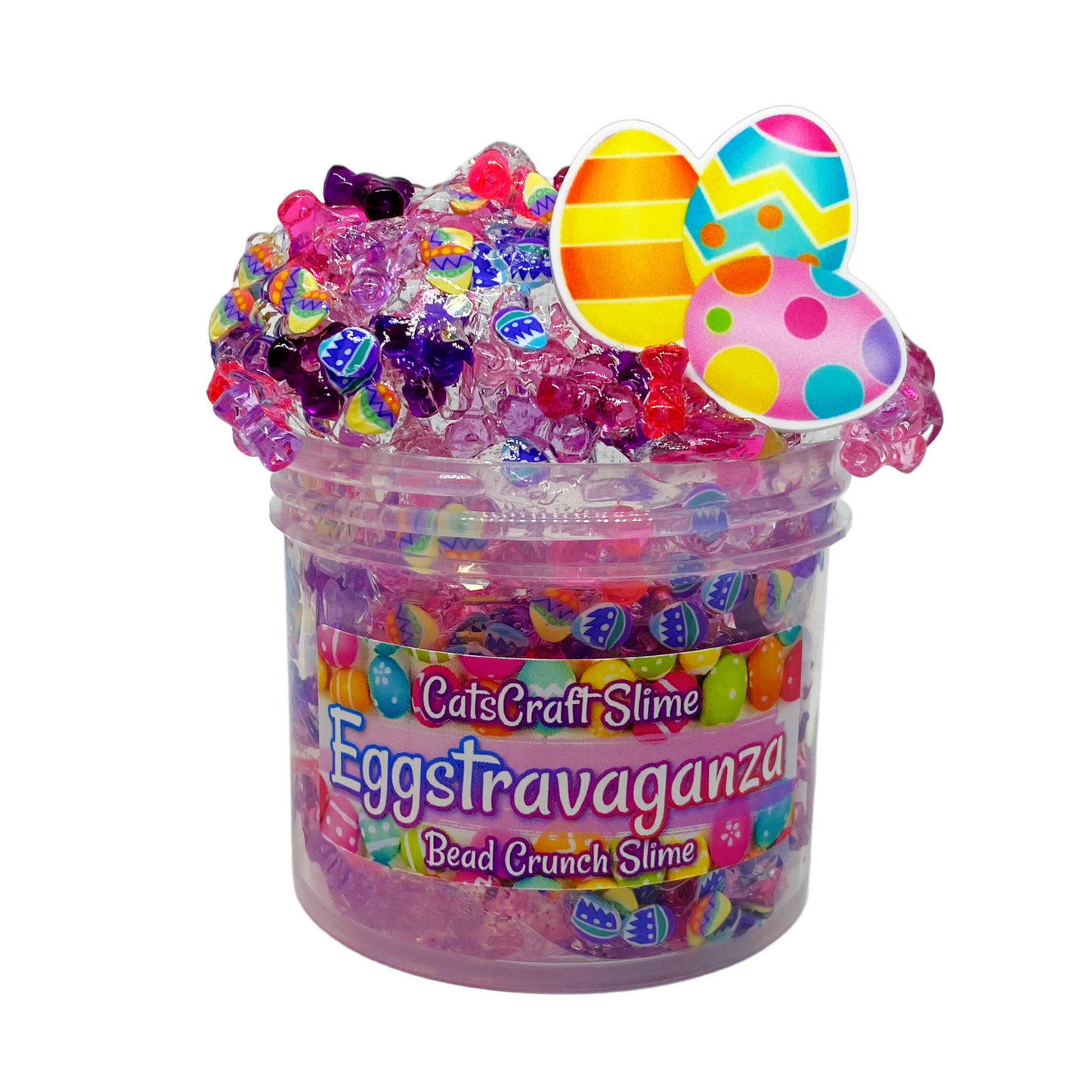 Eggstravaganza bead crunch slime