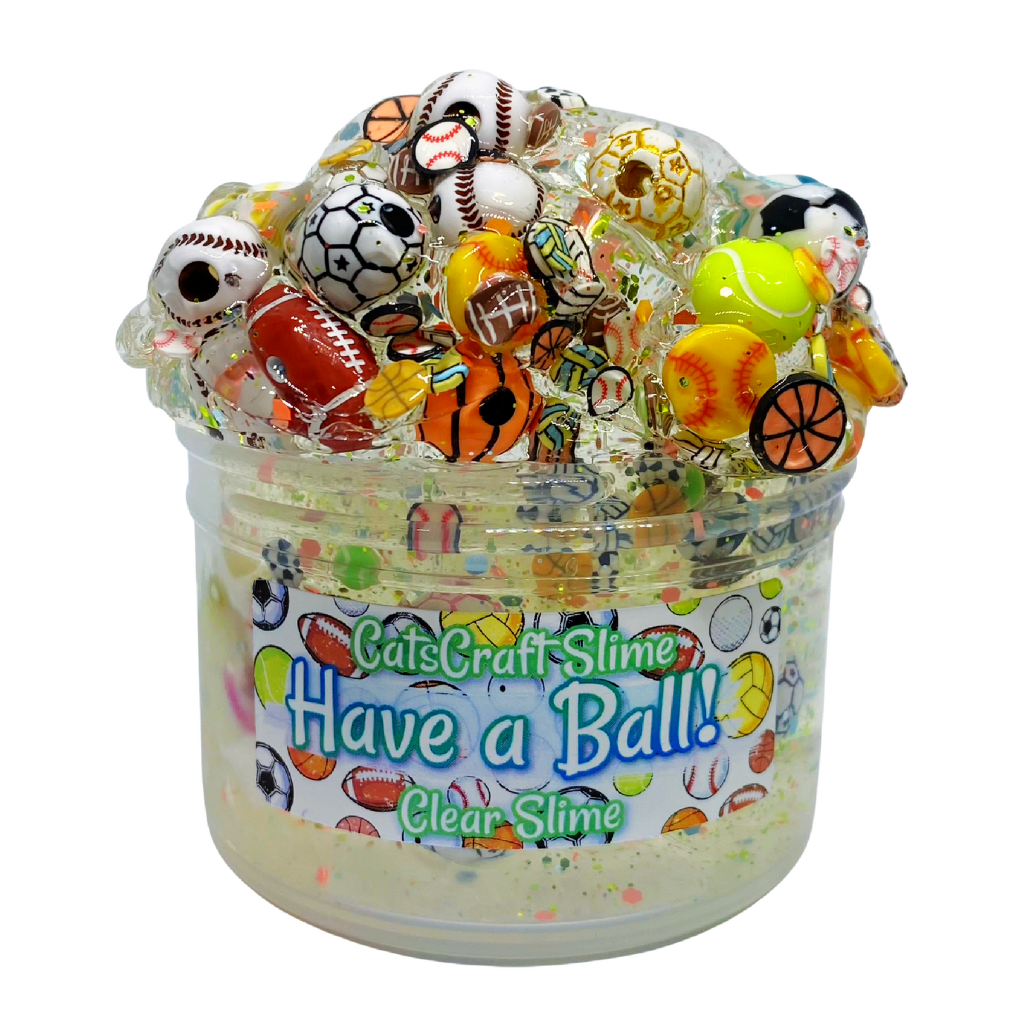 Have a Ball Clear Bead Slime