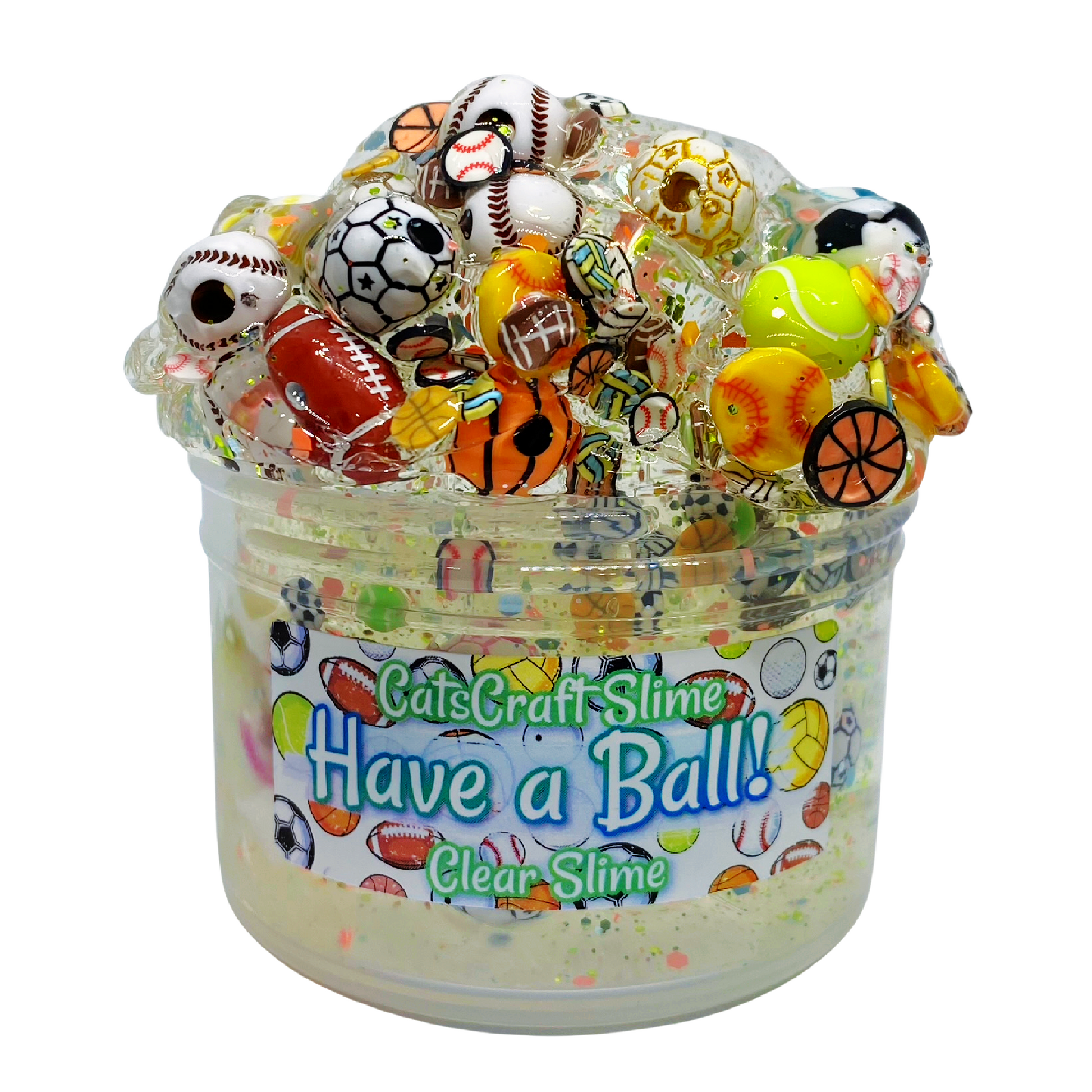Have a Ball Clear Bead Slime