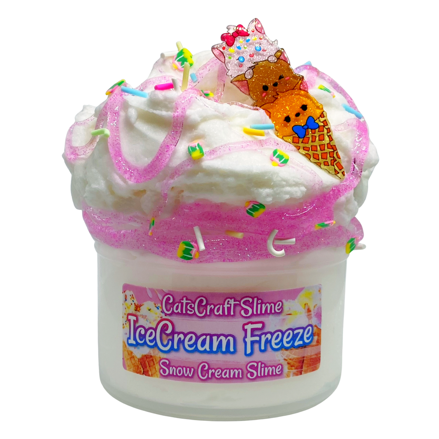 ice cream freeze snow cream slime