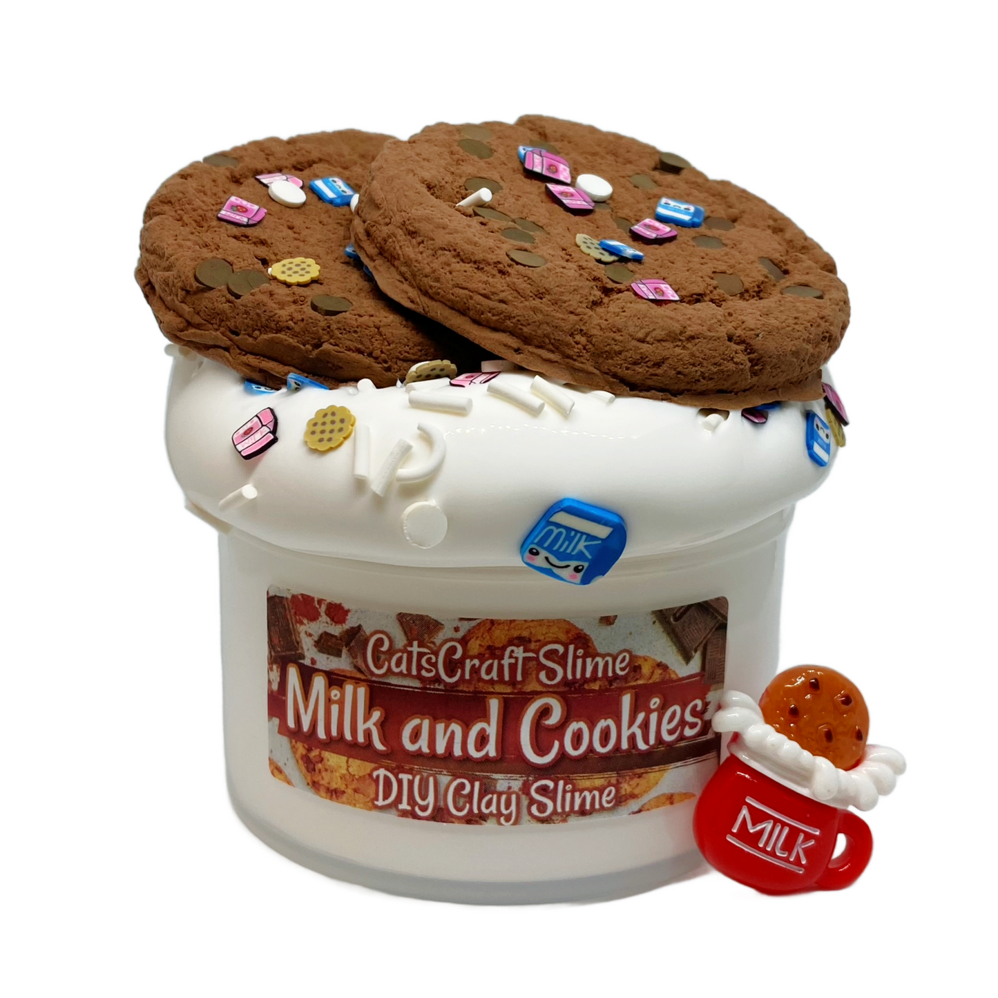 Milk Cookie Diy Clay Slime Kit