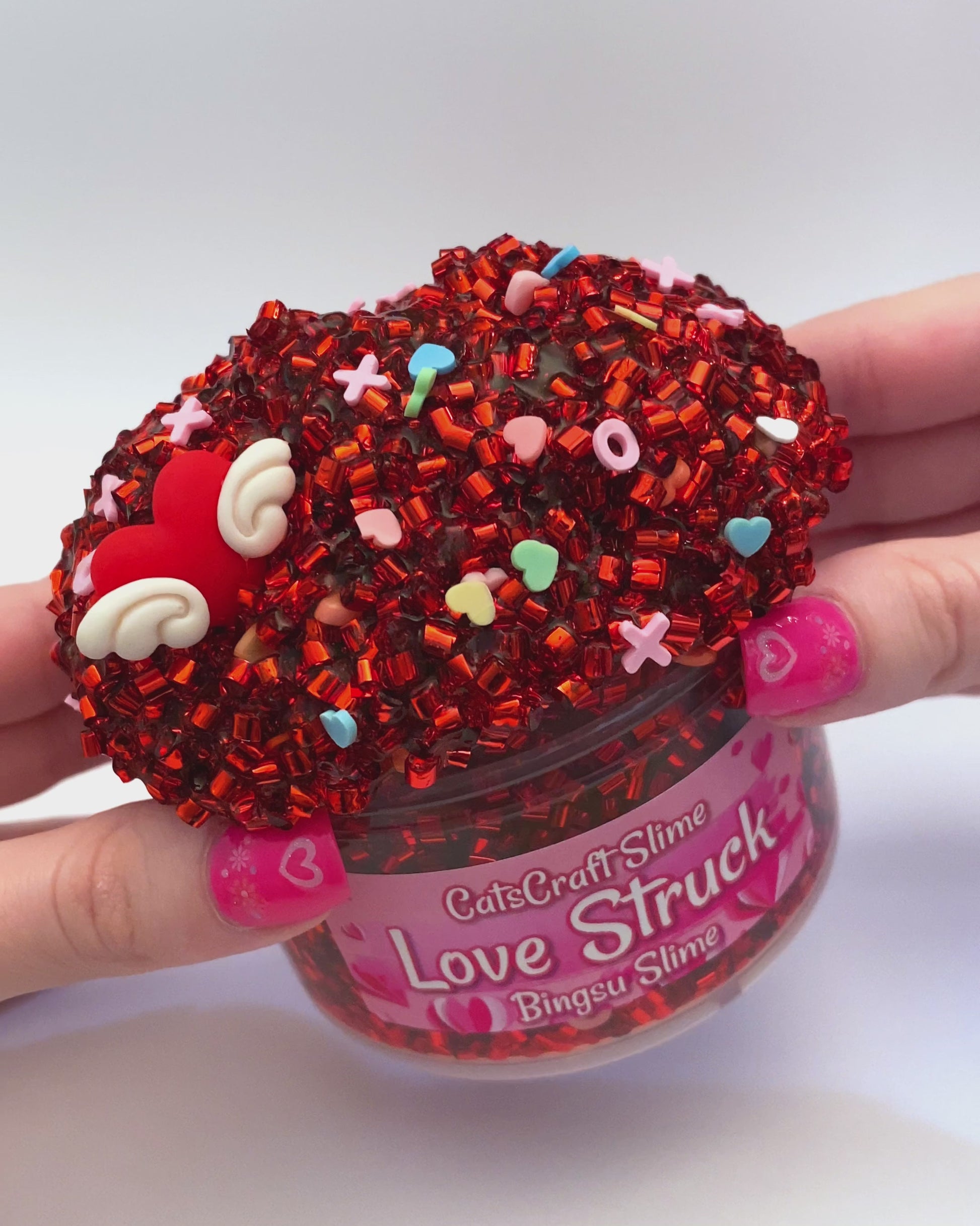 love struck bingsu slime video