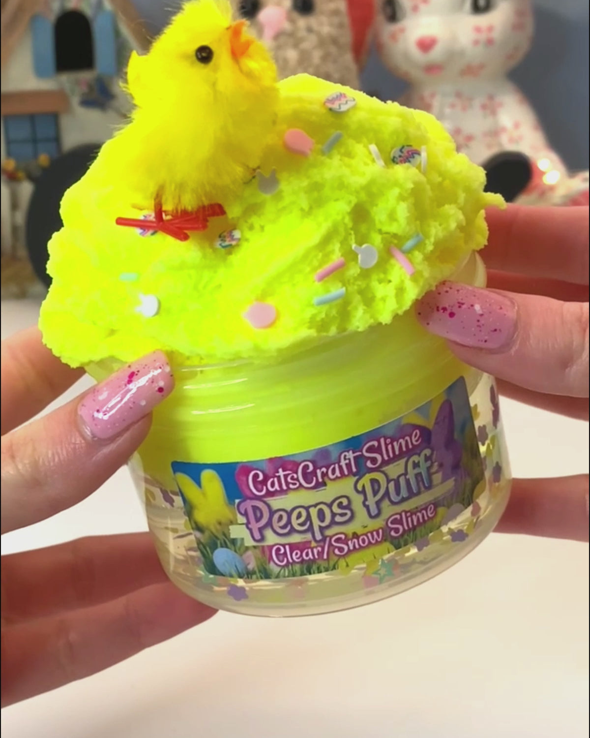 slime listing peeps puff