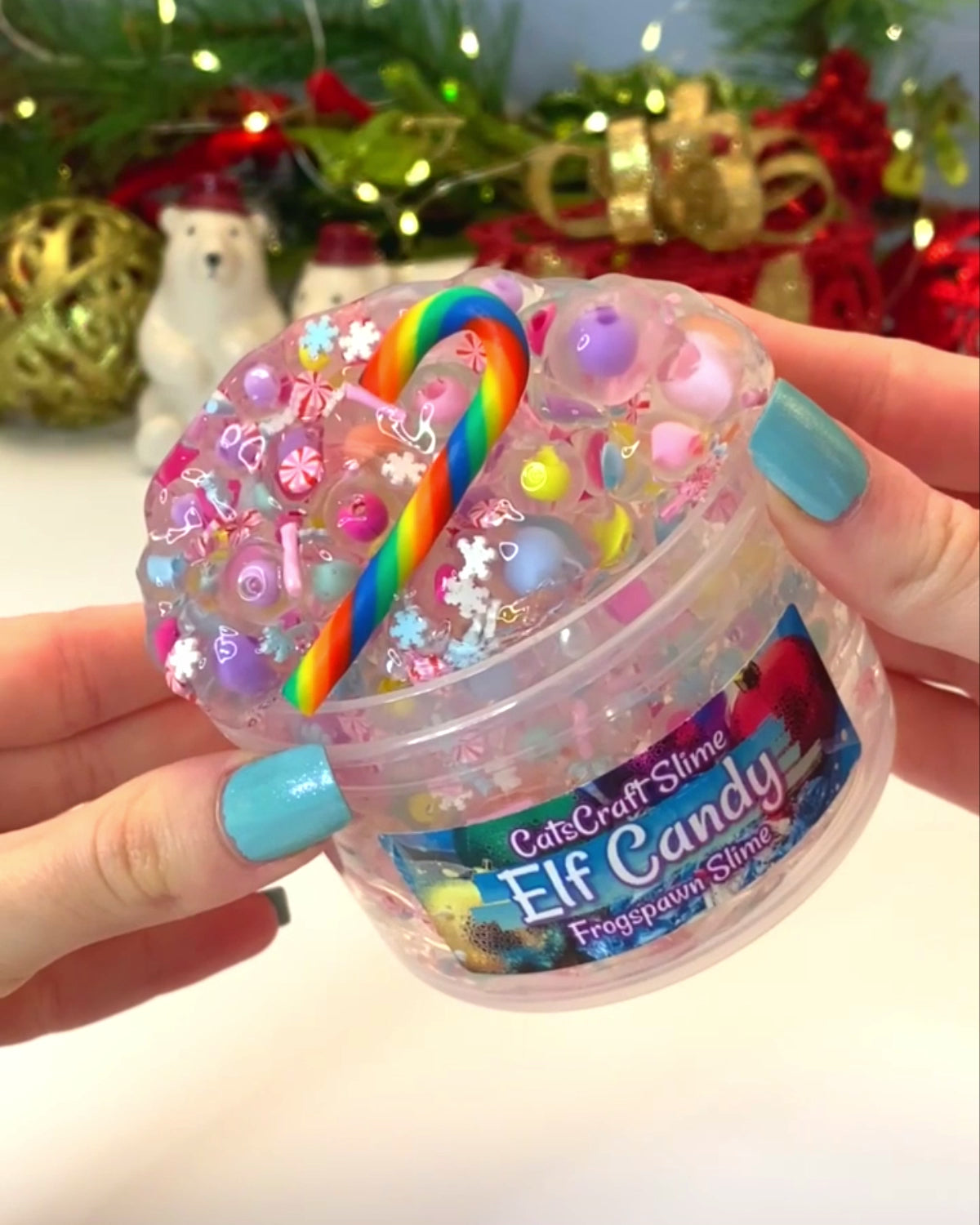 Elf Candy Frogspawn Clear Slime