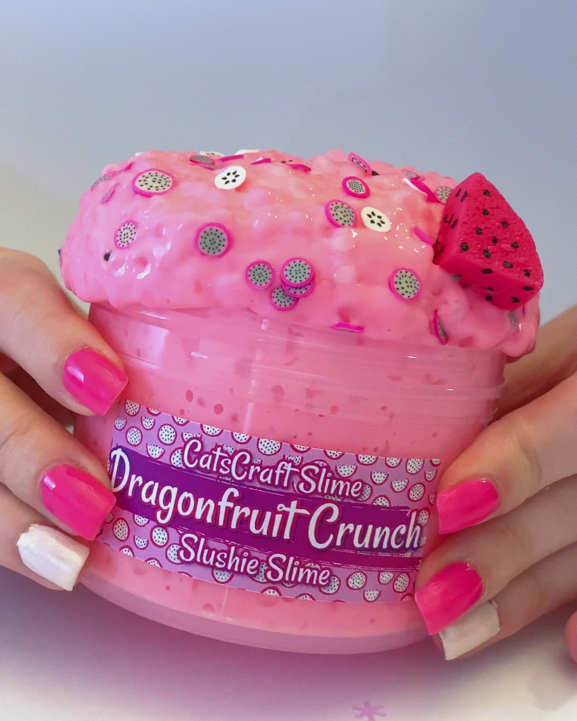 dragonfruit crunch slushie slime catscraft