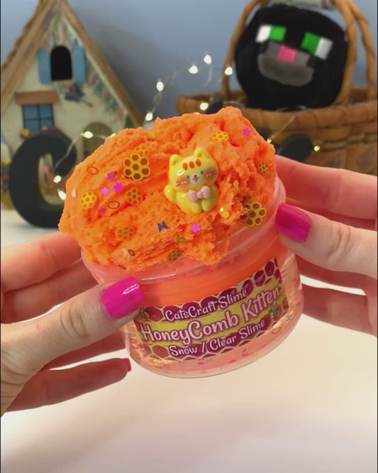 honeycomb kitten slime catscraft video
