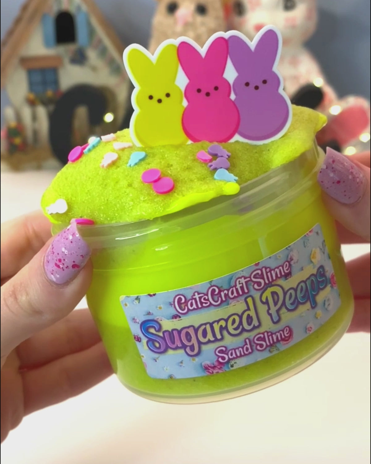 sugared peeps sand slime catscraft