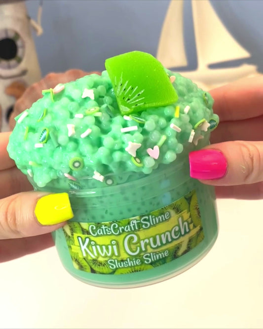 Kiwi Crunch Slushie Slime Video