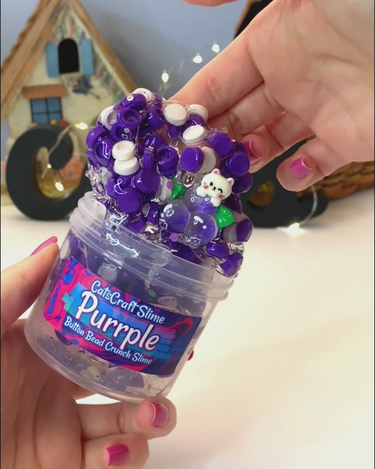 crunchy purrple slime bead crunch