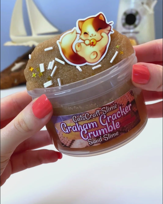 "Graham Cracker Crumble" Sand Slime