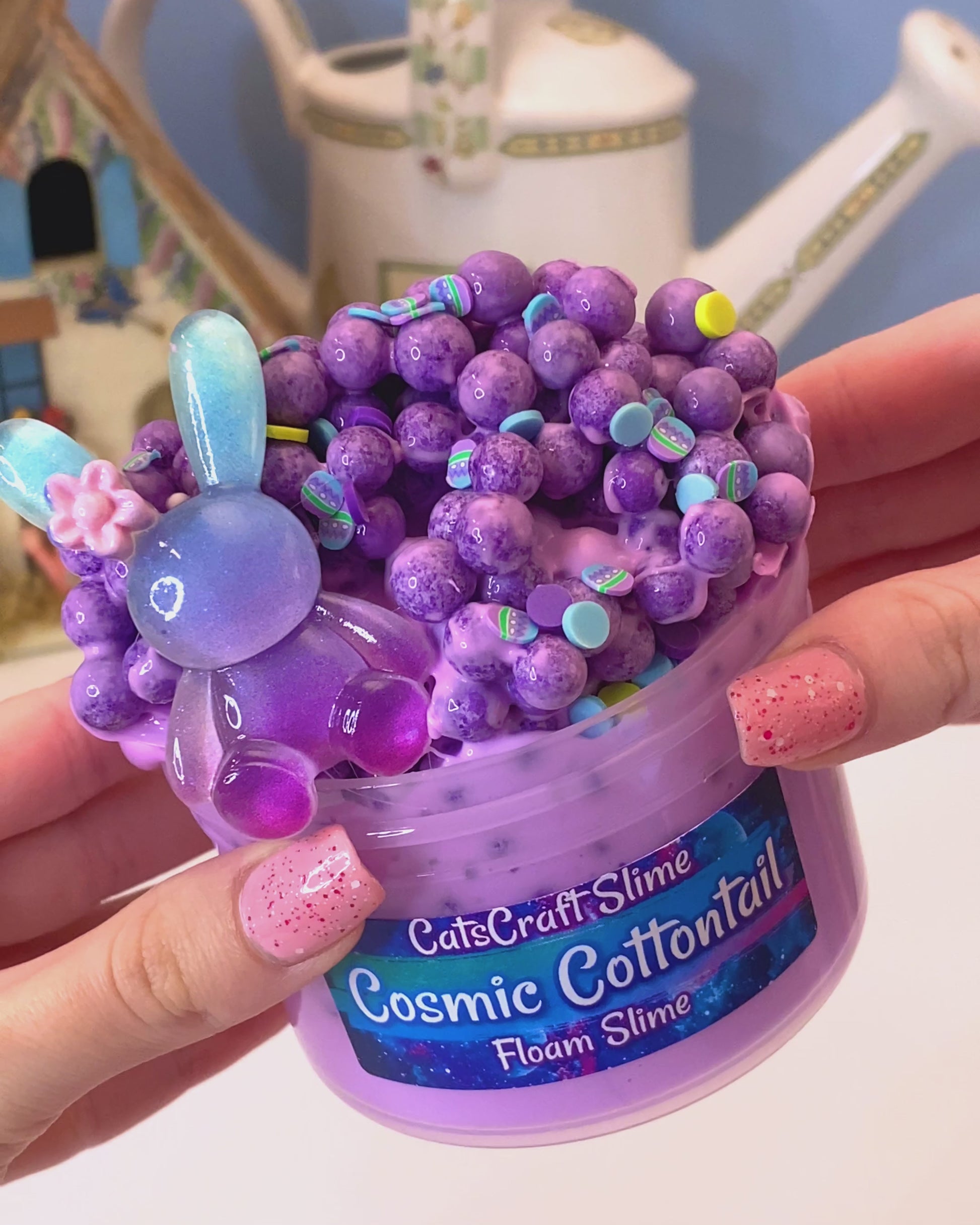 cosmic cotton tail jumbo floam slime video
