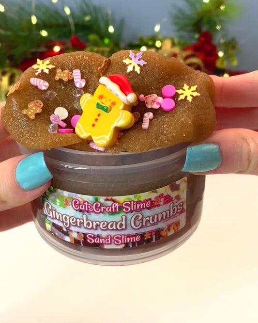 Gingerbread Crumbs Sand Slime Video