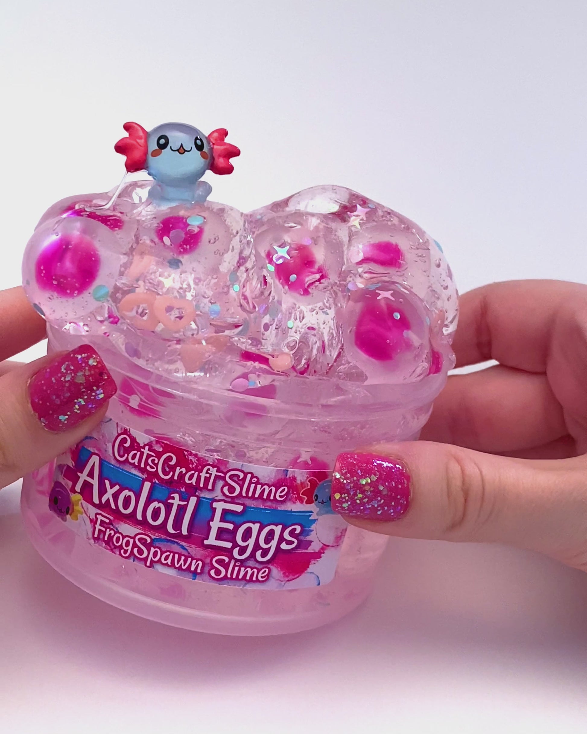 Axolotl Eggs Frogspawn Slime Video