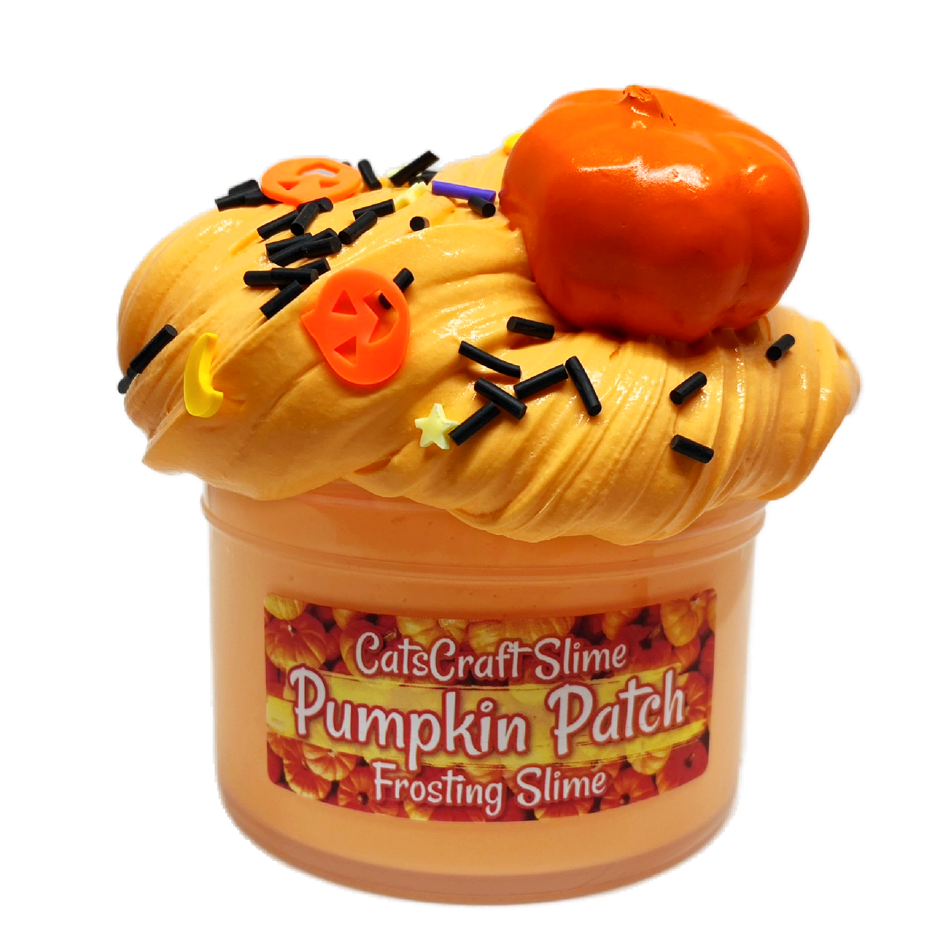 Pumpkin Patch Frosting Slime