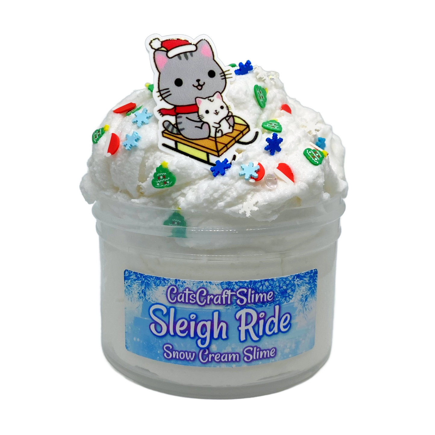Sleigh Ride Snow Cream Slime