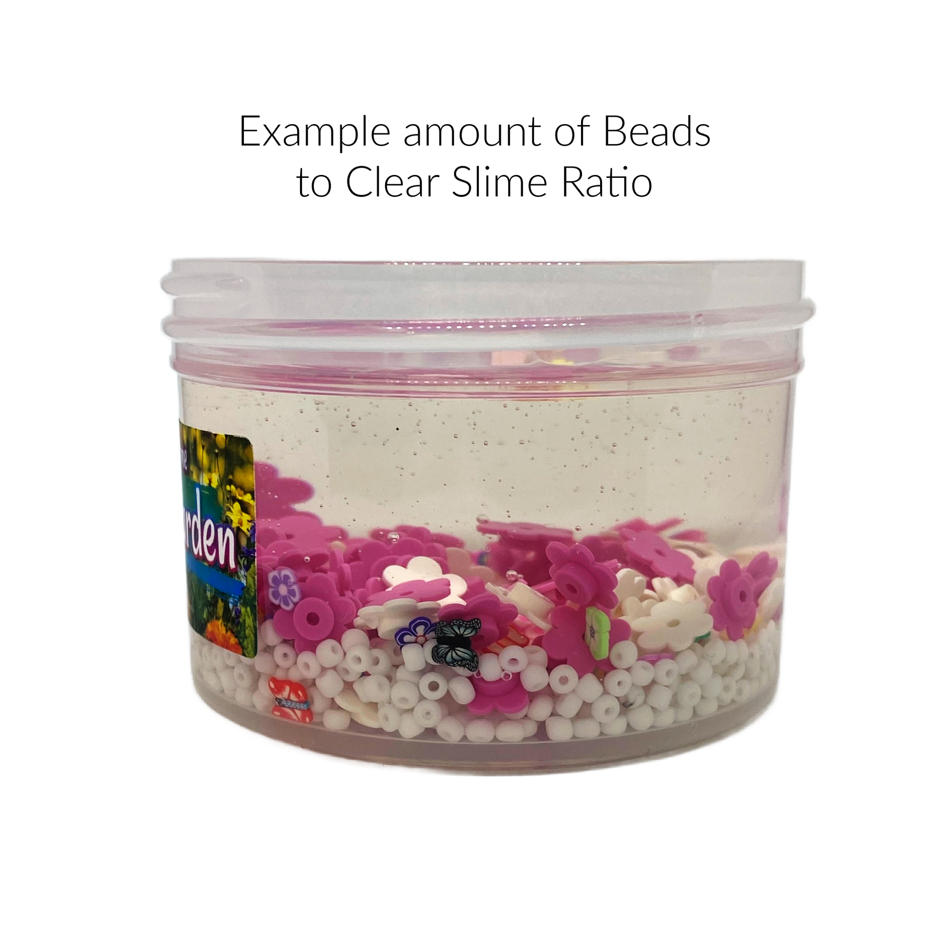 spring garden clear slime bead ratio
