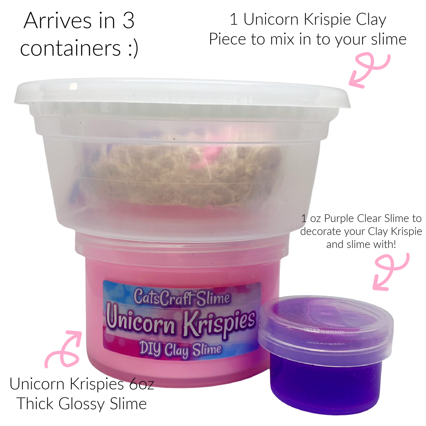 Unicorn Krispies DIY Slime Kit