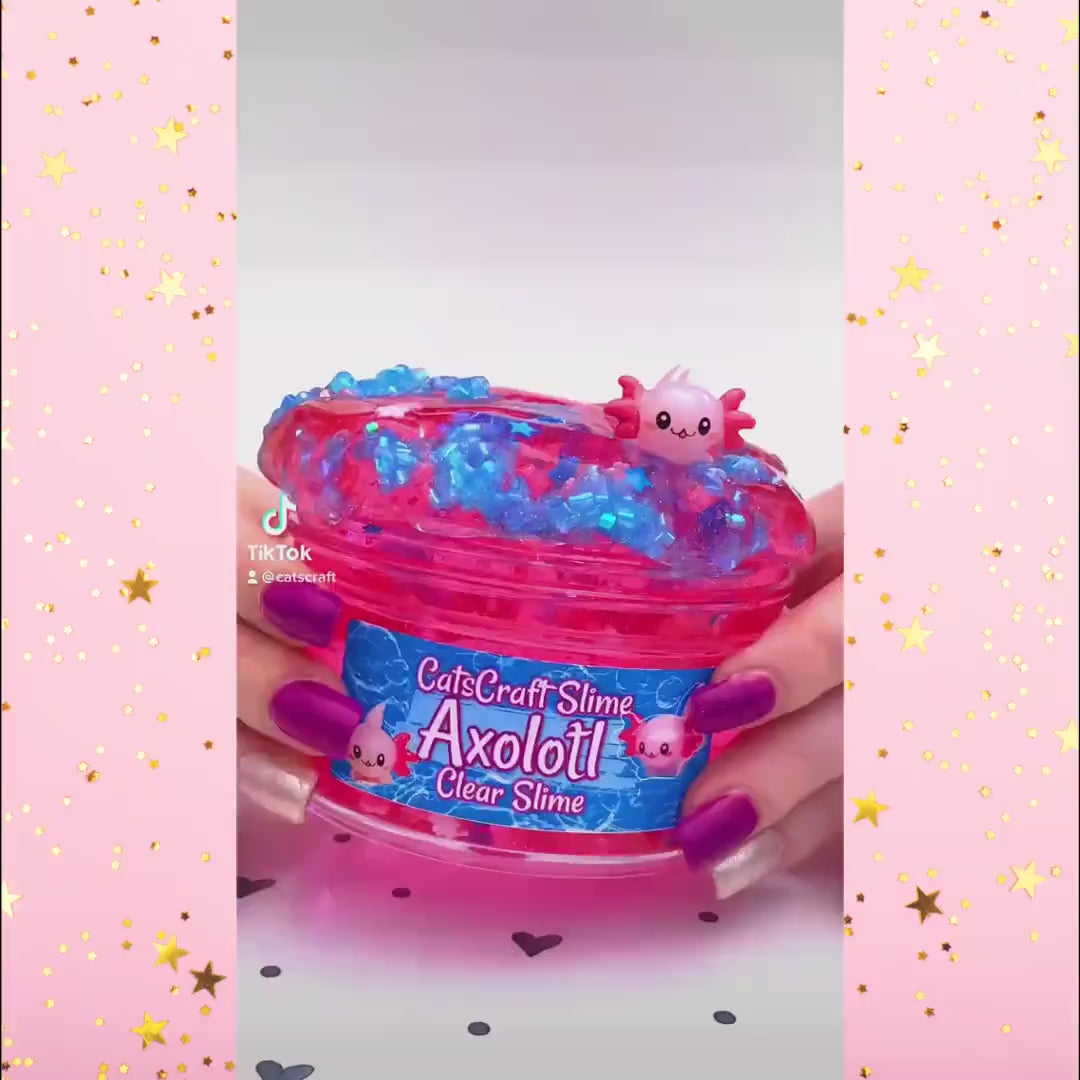 Axolotl Clear Slime Video