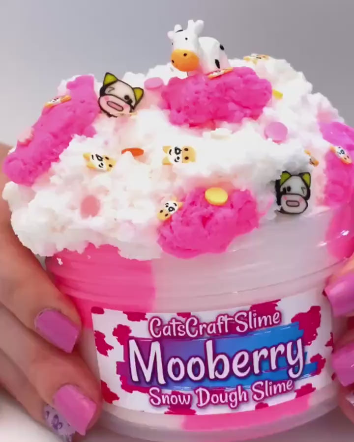 Mooberry Snow Dough mixing video