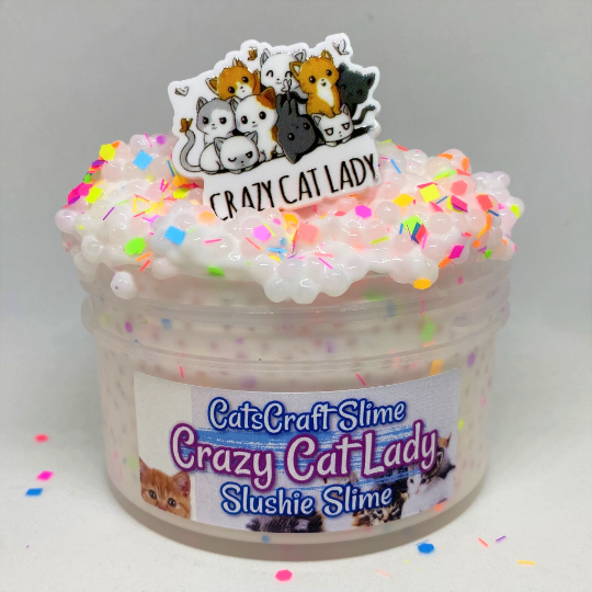 Crazy Cat Lady Slushie Slime