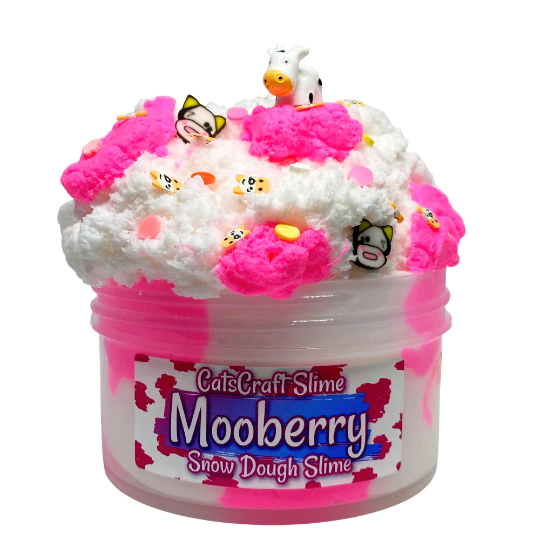 Mooberry Snow Dough Slime
