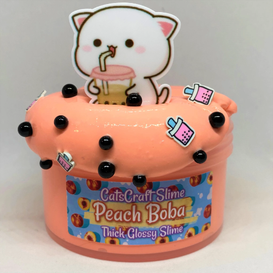 Peach Boba TNG Slime