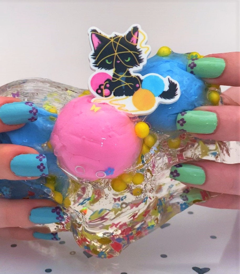 Purrplexed Clear DIY Slime