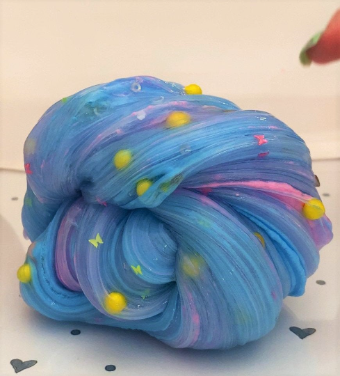Mixed Purrplexed Clear Clay DIY Slime