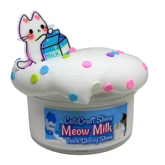 Meow Milk Thich Glossy Slime
