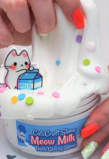 Meow Milk Thick N Glossy Slime