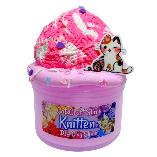 Knitten DIY Clay Slime