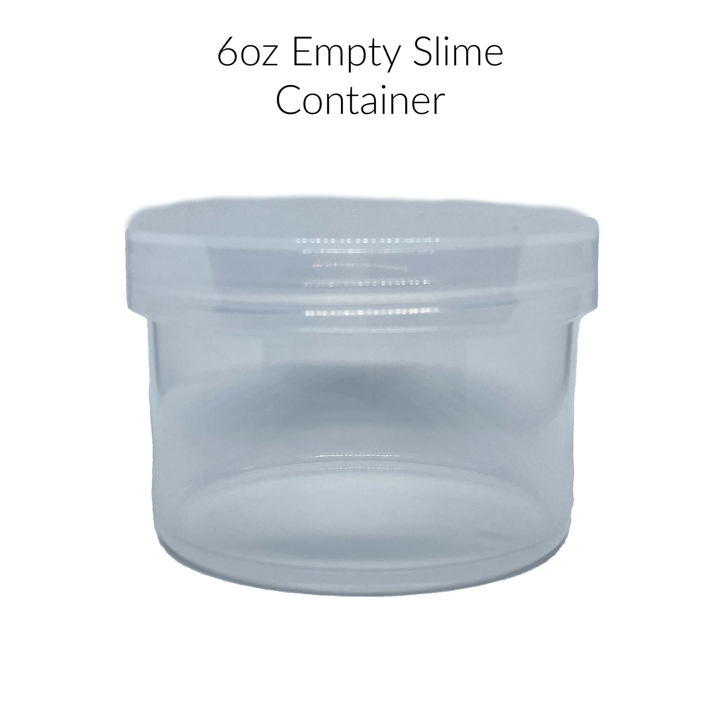 ONE Empty Overflow 6 oz Screw on Container with Lid