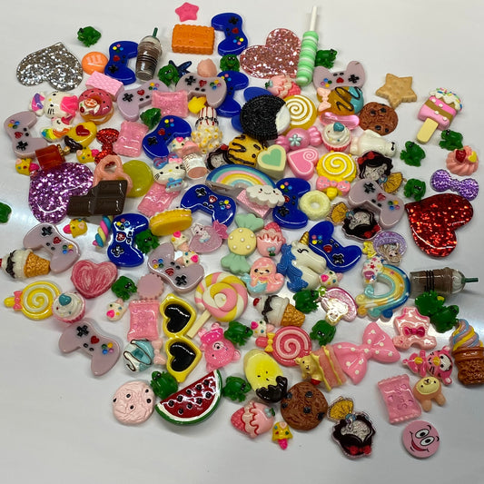 Slime Charm Lot over 125 pieces