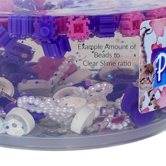 "Purrfect Puzzle" - Clear Slime