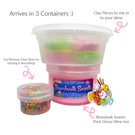 "Boardwalk Sweets" - DIY Clay butter Slime