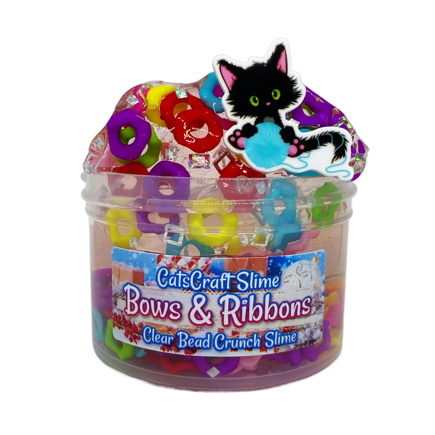 "Bows and Ribbons" - Bead Crunch Slime