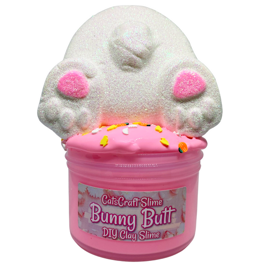 "Bunny Butt" - DIY Clay butter Slime