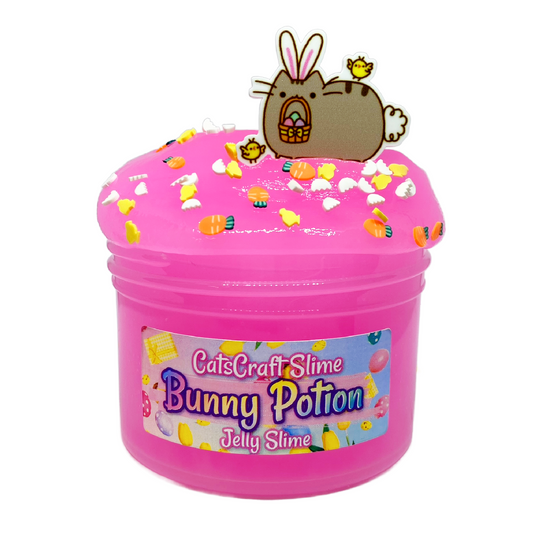 Jelly Slime "Bunny Potion" Scented Slime Inflating Soft ASMR 6 oz