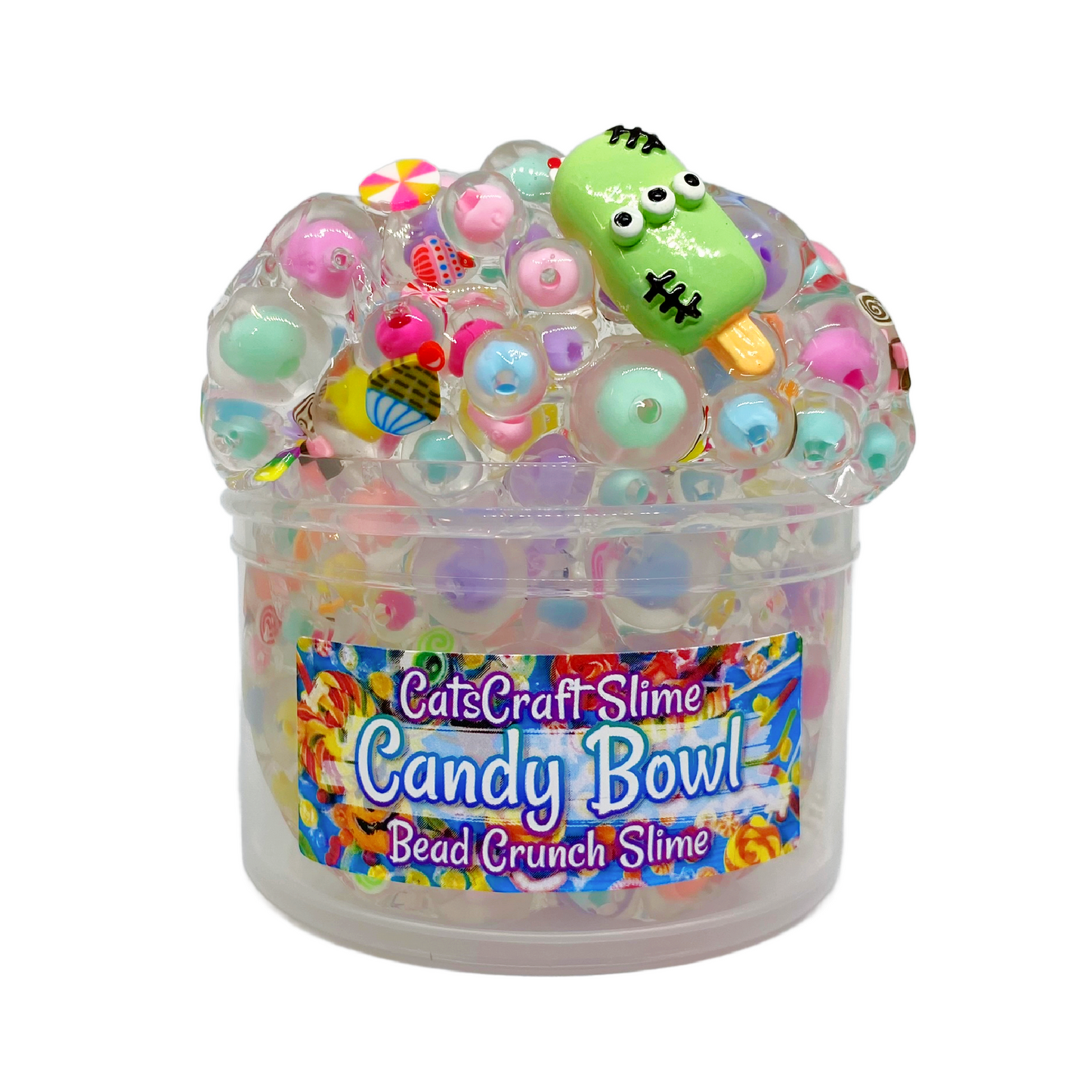 Candy Bowl Bead Crunch Slime