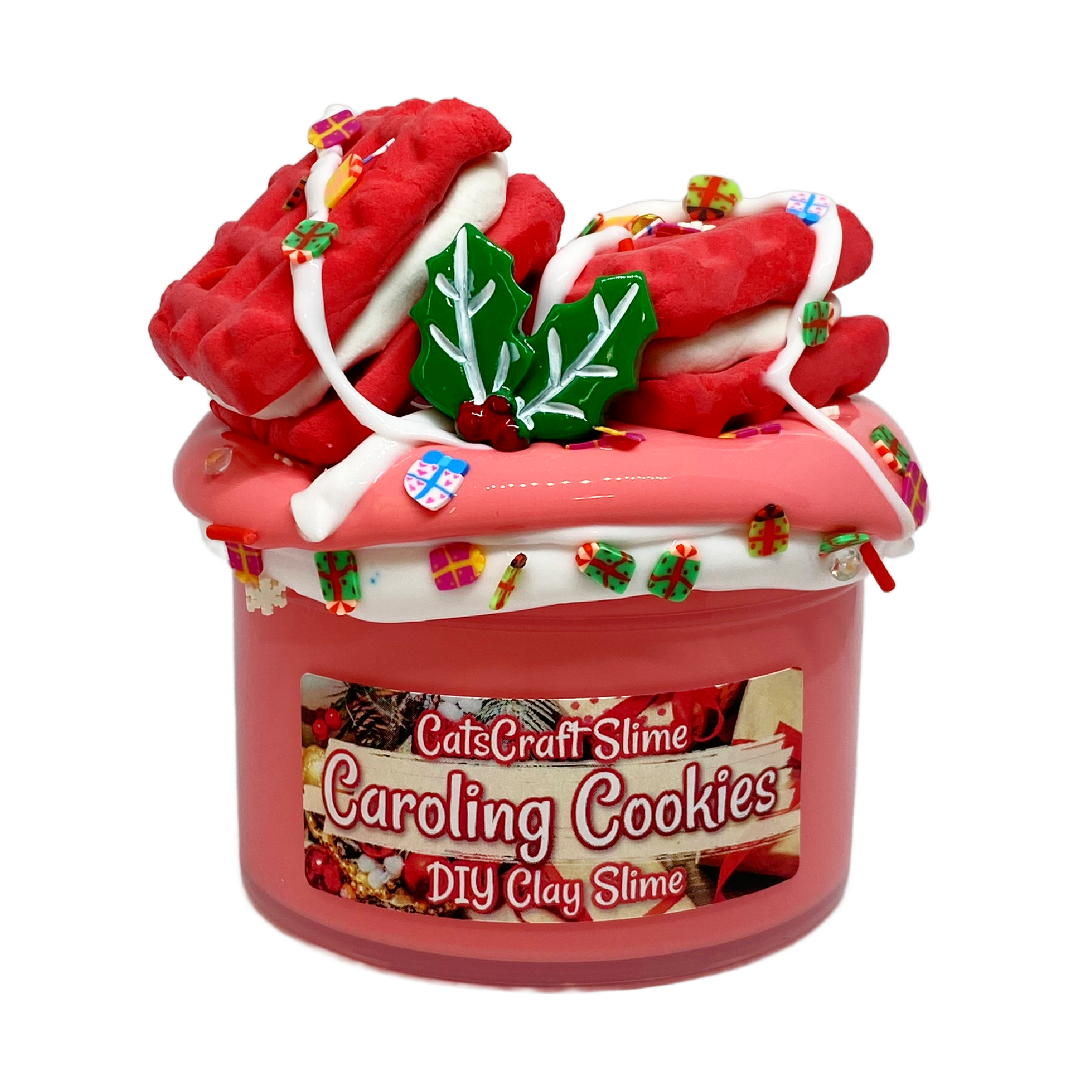 "Caroling Cookies" - DIY Clay butter Slime