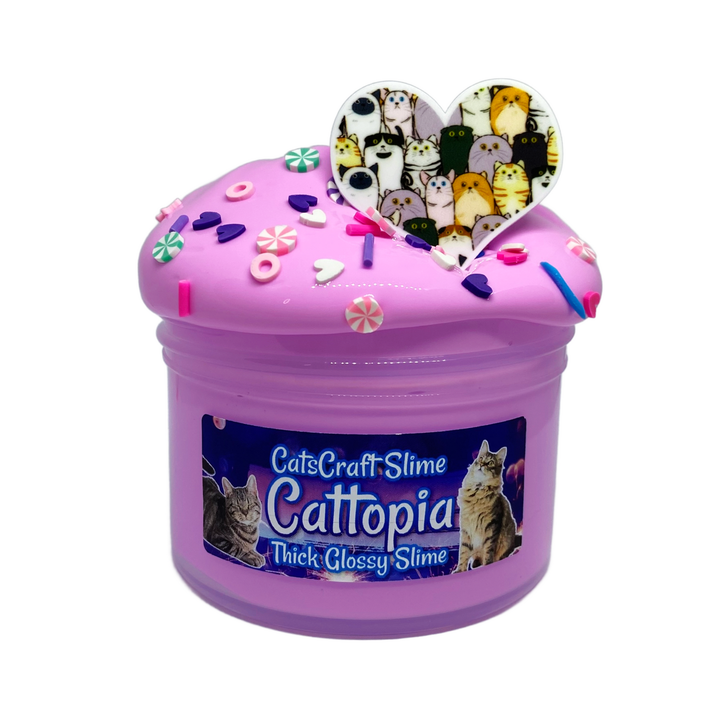 "Cattopia" - Thick Glossy Slime
