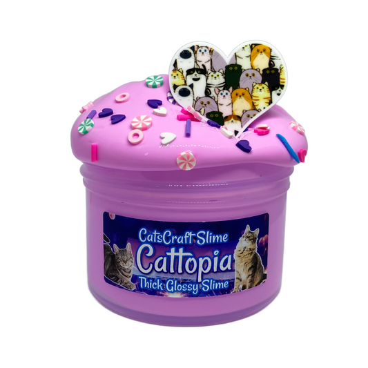 "Cattopia" - Thick Glossy Slime