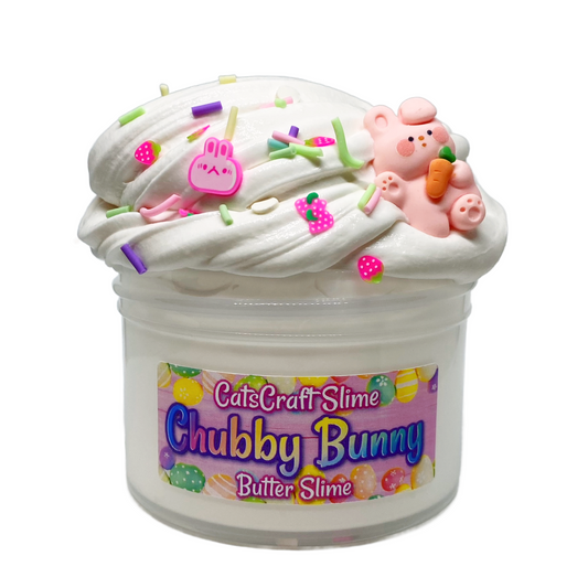 chubby bunny butter slime