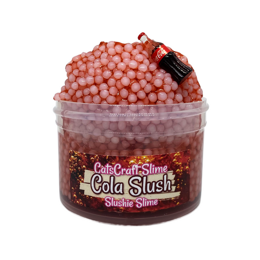 "Cola Slush" - Clear Slushie Slime