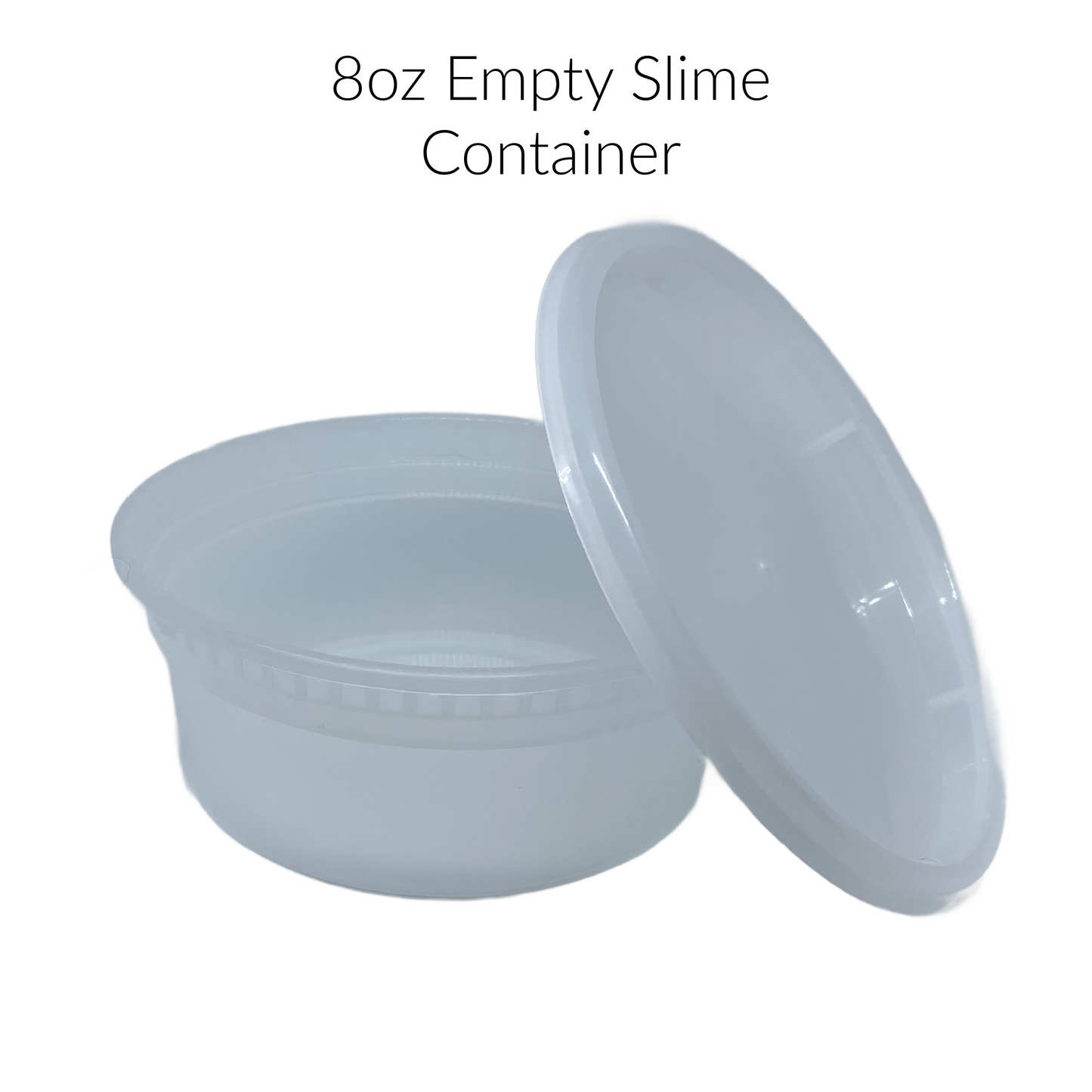 ONE Empty 8 oz Deli Container with Lid