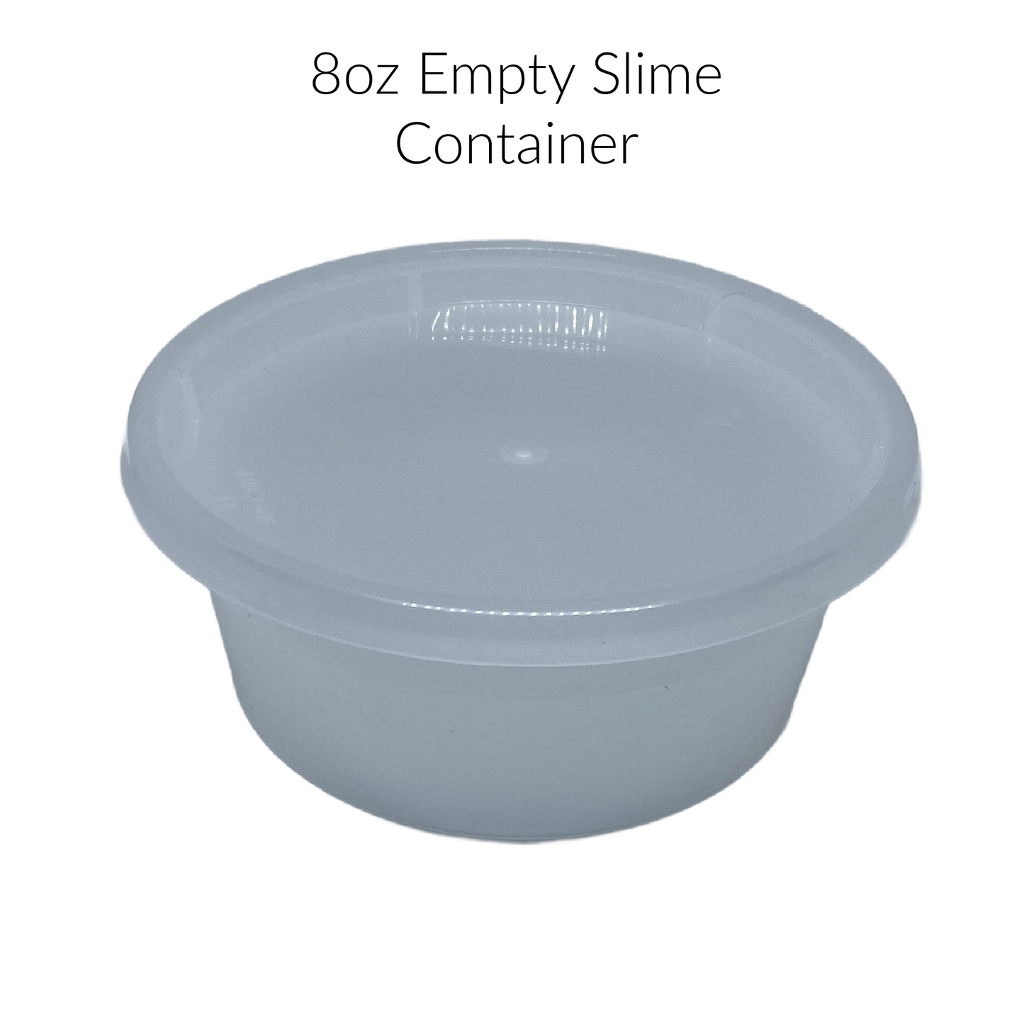 ONE Empty 8 oz Deli Container with Lid